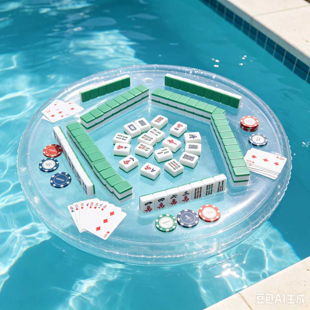 modern oriental mahjong set